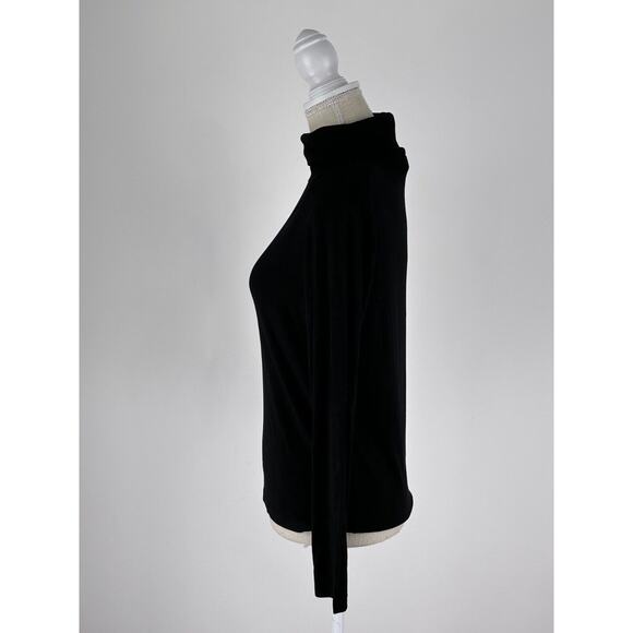 Lili Sidonio Womens Black Knitted Undersweater Turtleneck Long Sleeve Size L NWT - Picture 2 of 12